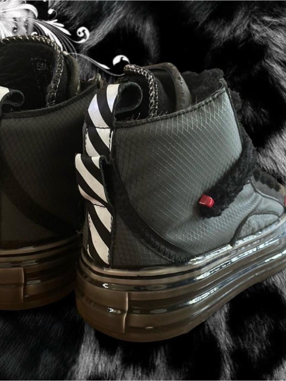S.I.A Collective “Virgil Forever” Rerun High Top Sneakers View 3